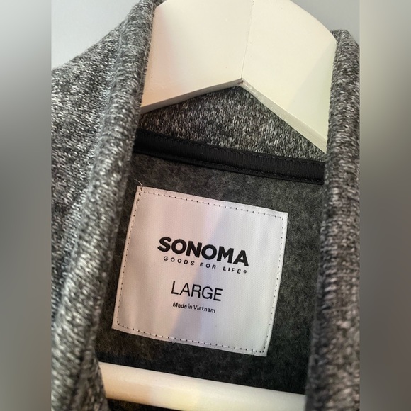 Sonoma Fleece Snap T Pullover Sweater - Picture 3 of 4